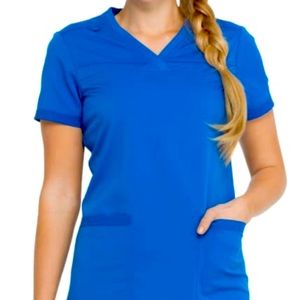 Dickies Small Royal Blue Scrub Top